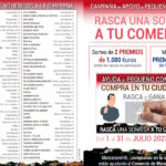 Campaña “Rasca una sonrisa a tu comercio” del 1 al 31 de julio 2023 en Manzanares, apoya al pequeño comercio