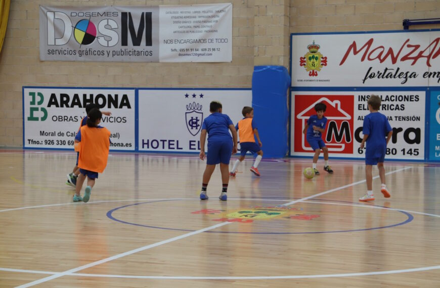 Más de 120 niños y niñas participan en el IX campus ‘Ángel Guaita’ que inició el 26 de junio y finalizará el 7 de julio en Manzanares