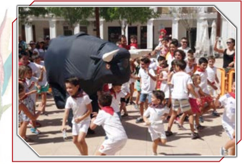Encierro de San Fermín infantil, castillos acuáticos y fiesta de espuma este domingo 16 de julio en la Feria y Fiestas de Manzanares 2023