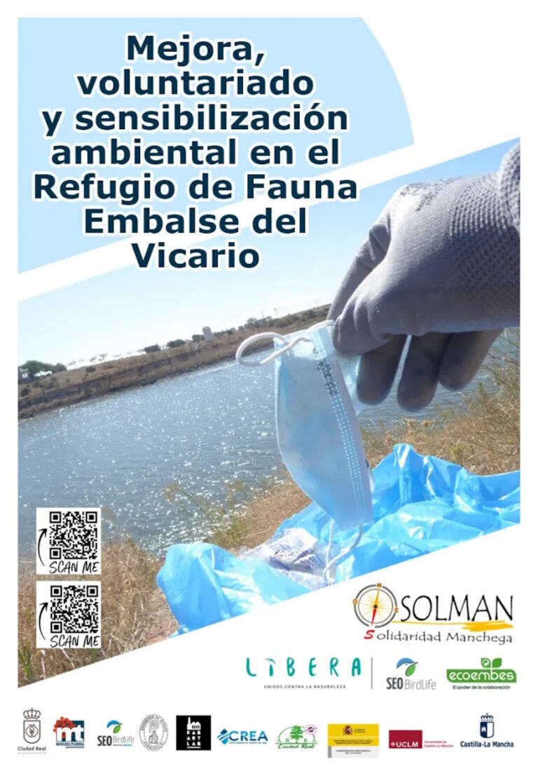 Exposición “Mejora, voluntariado sensibilización ambiental en el refugio de fauna del Embalse del Vicario» en Miguelturra hasta el 20 de julio