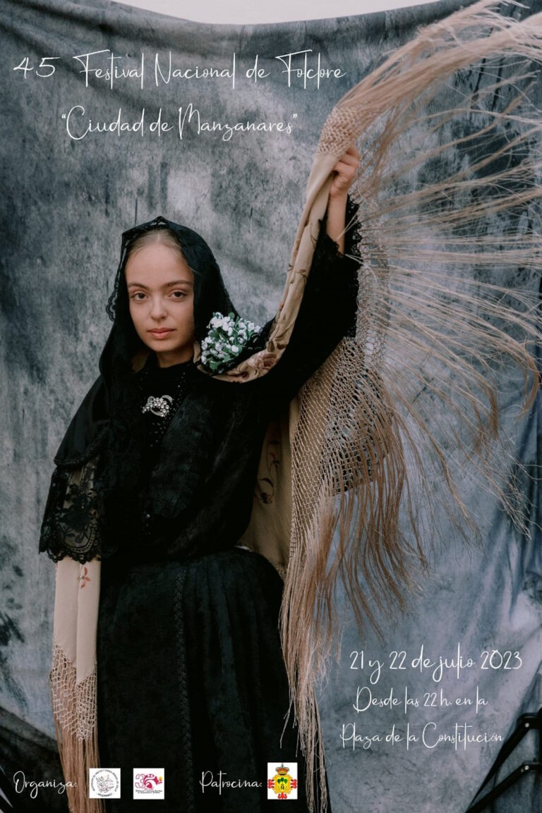 45º Festival Nacional de Folclore ‘Ciudad de Manzanares’ actuaciones gratuitas de grupos manchegos y uno de Aragón este fin de semana
