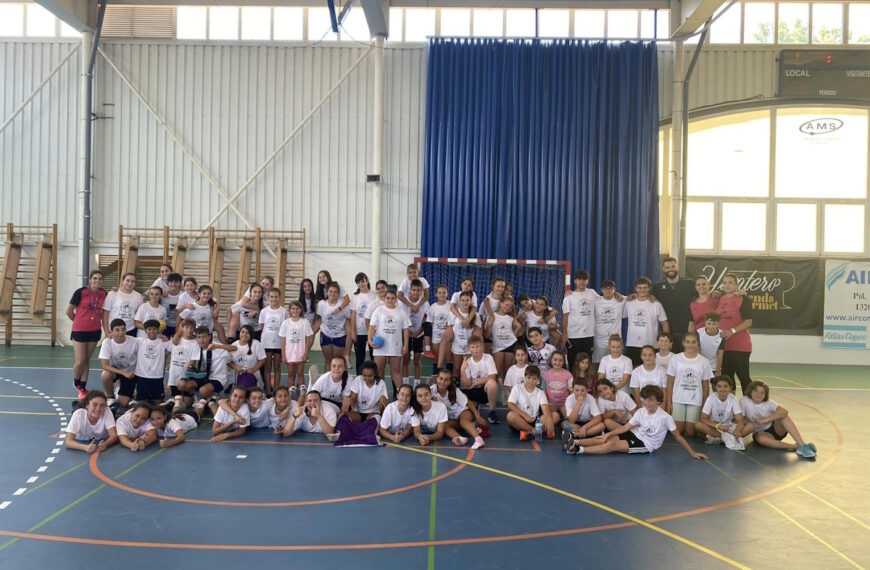 Clausurada la 1ª fase de la III Handball Academy en Manzanares y la segunda fase tendrá lugar del 24 al 29 de julio