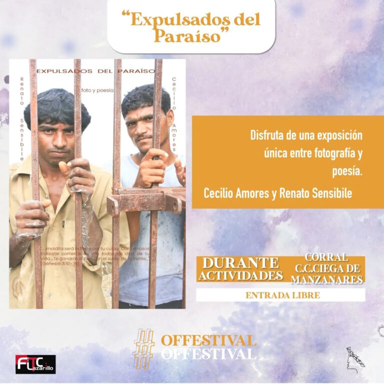 Exposición “Expulsados del paraíso” por Cecilio Amores y Renato Sensible en Centro Ciega de Manzanares hasta el 27 de agosto