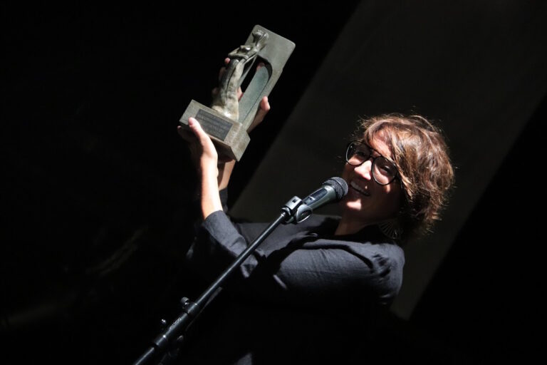 Silvia Abril ha recibido el Premio Escena del FITC ‘Lazarillo’  2023 en Manzanares muy emocionada y contenta con el reconocimiento