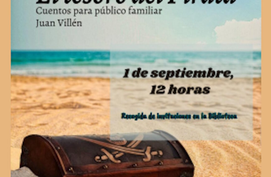 “El tesoro del Pirata” el 1 de septiembre en la Biblioteca Municipal Lope de Vega de Manzanares para toda la familia