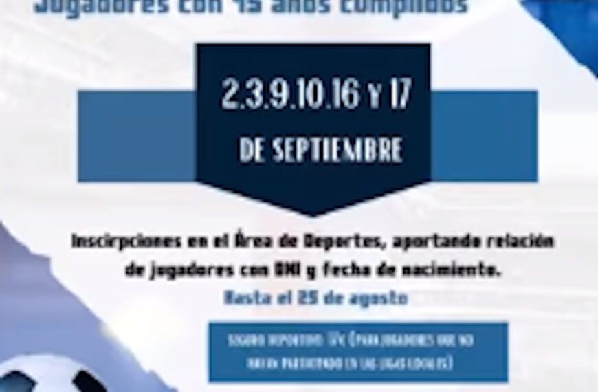 Torneos de fútbol sala y fútbol 7 con motivo de las fiestas patronales 2023 de Manzanares