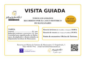 Las visitas guiadas gratuitas al casco histórico de Manzanares se mantendrán «con carácter definitivo»