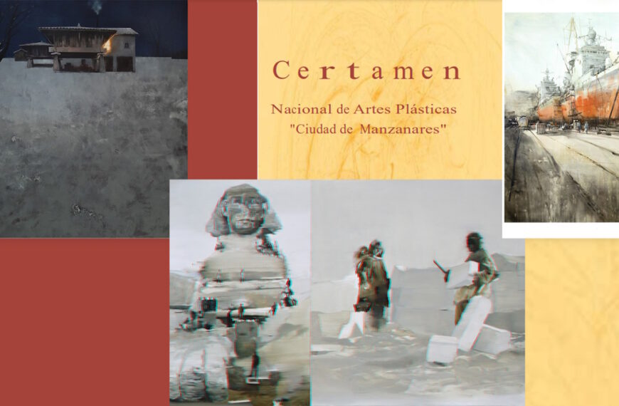 Ganadores del 46ª Certamen Nacional de Artes Plásticas ‘Ciudad de Manzanares’ Adrián Marmolejo, Sergio Rocafor y Bernabé Fernández