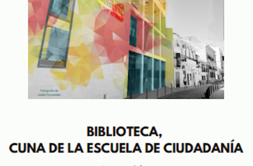 Conferencia “Biblioteca, cuna de la escuela de la ciudadanía” el 28 de septiembre en la Biblioteca Municipal Lope de Vega de Manzanares