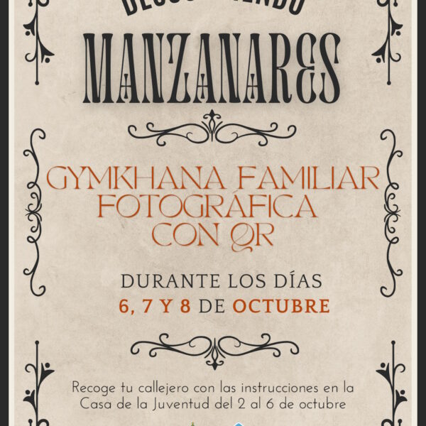 Participa en la Gymkhana fotográfica “Descubriendo Manzanares” para toda la familia