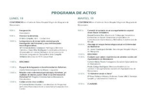 Jornadas de Alzheimer “Ciudad de Manzanares” el 18 y 19 de septiembre en el hospital Virgen de Altagracia