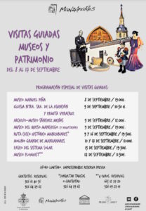 Visitas guiadas museos y patrimonio de Manzanares del 8 al 17 de septiembre