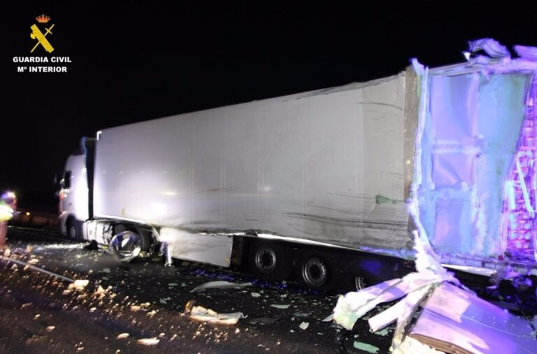 Detienen al conductor responsable de accidente mortal en la A-43 en Ciudad Real.