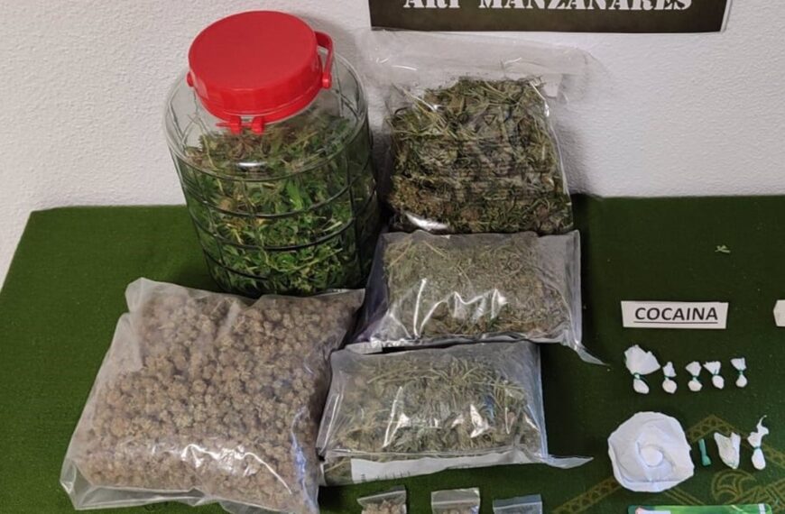 Operativo antidroga en Manzanares y Membrilla: Ocho detenidos y tres narcopisos clausurados por la Guardia Civil