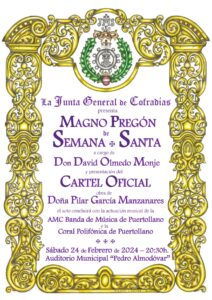 David Olmedo Será el Pregonero de la Semana Santa de Puertollano Este Sábado