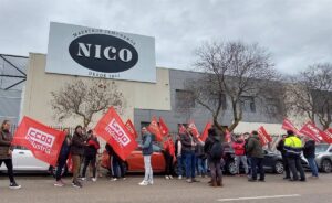 Empleados de Jamones Nico en Ciudad Real se movilizan para demandar la reincorporación de un compañero despedido