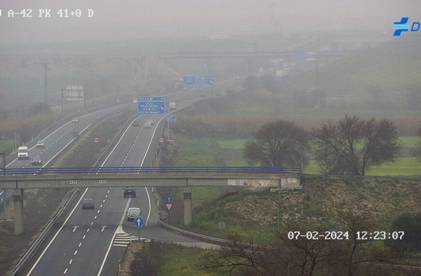 La Guardia Civil Interviene y Alivia el Atasco en la A42 cerca de Illescas mientras la Manifestación se Disuelve de Forma Pacífica