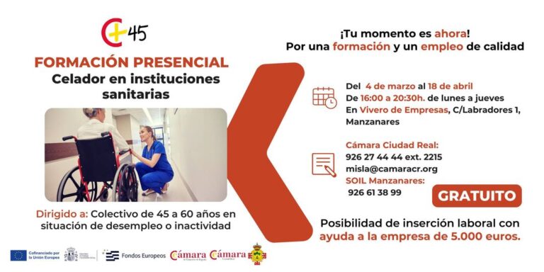 Inscríbete Ahora: Oportunidad de Curso para Celador de Instituciones Sanitarias con 2 Vacantes Disponibles