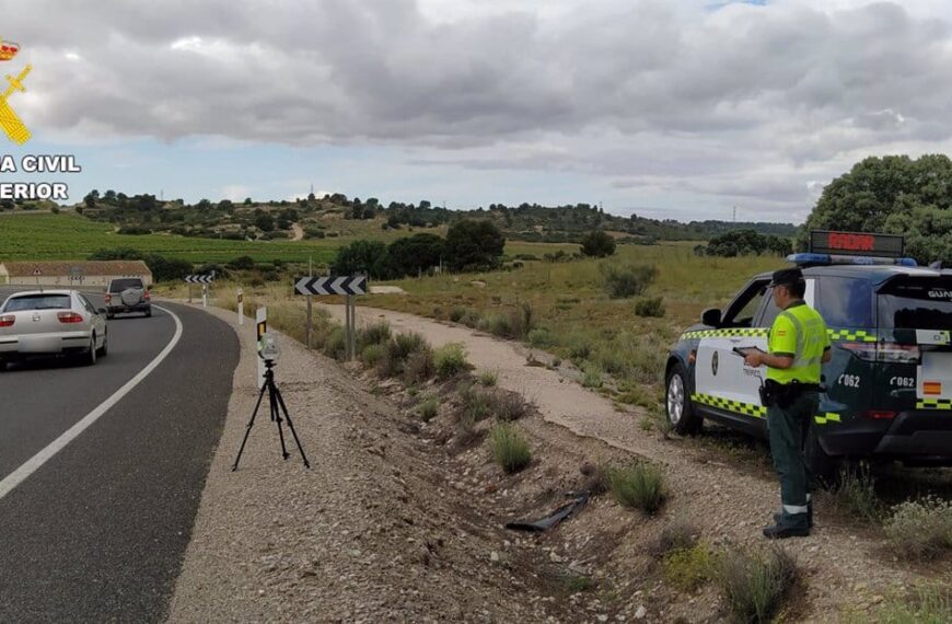 Detenido en Villarrobledo por Conducir a 196 km/h en Zona Limitada a 90 km/h