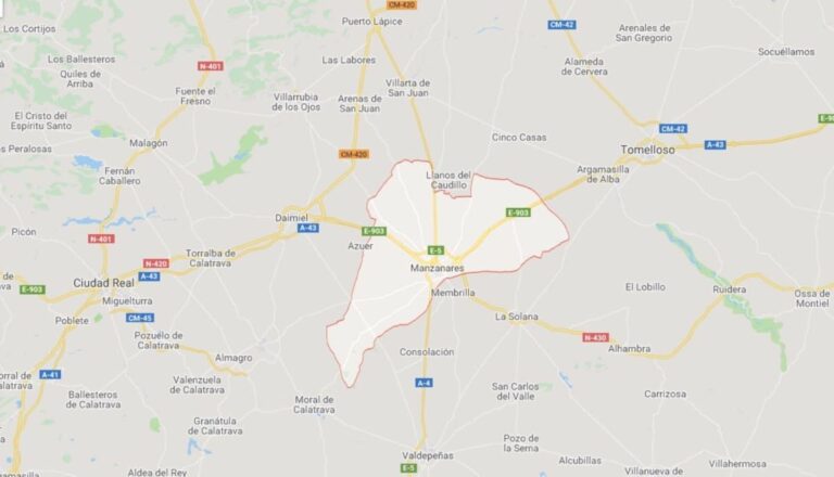 Nueve Heridos, Dos Graves, en Accidente de Furgoneta en la A-43 en Manzanares