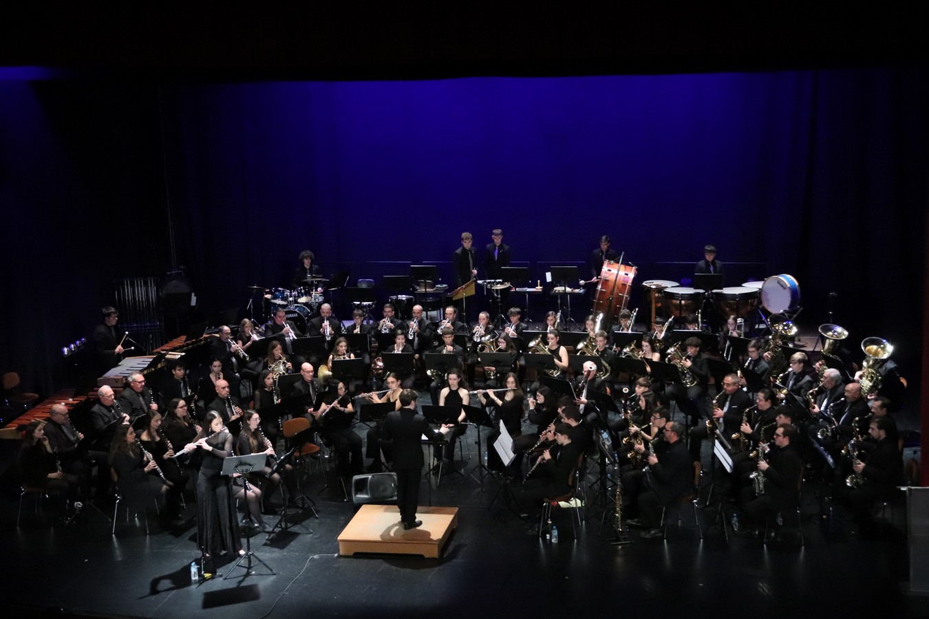 El Encuentro Nacional de Bandas resucita la música en el Gran Teatro, bajo la organización de la Banda de Manzanares AMC Julián Sánchez-M