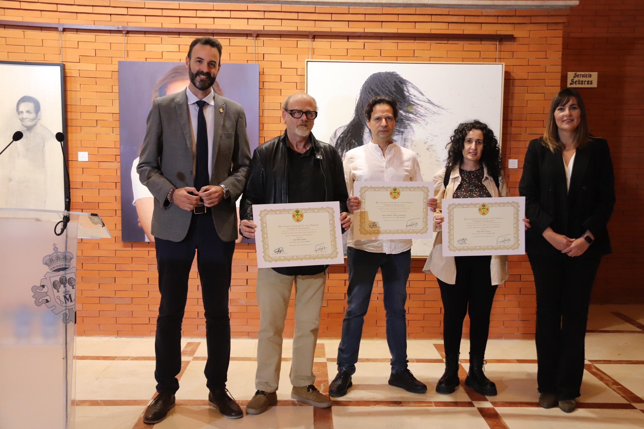 Ganadores del Certamen Nacional de Artes Plásticas: ‘Belleza Genuina’, ‘Tempus Fugit’ y ‘Lisboa’ por Gabriel de Tomás y Olga Davó Al