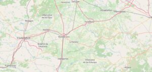 Cuatro heridos hospitalizados tras una colisión entre dos turismos en Membrilla, Ciudad Real