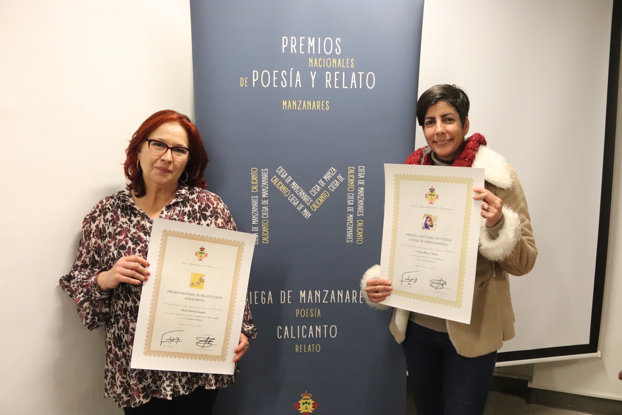 Celebración de Entrega de Premios Nacionales de Poesía y Relato Corto en Casa Malpica