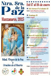 «Marian Herrerías Anunciada como Pregonera de las Fiestas en Honor a la Virgen de la Paz 2025: La Hoguera y la Procesión se Celebrarán el 25 y 26 de Enero Respectivamente».