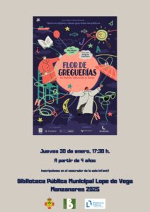 Próxima semana: La Biblioteca Pública Municipal ‘Lope de Vega’ lanza nuevas propuestas para el entretenimiento infantil