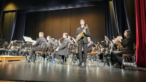 Estreno de ‘Cenizas de Soledad’ por la Banda de Manzanares AMC Julián Sánchez-Maroto en el Gran Teatro
