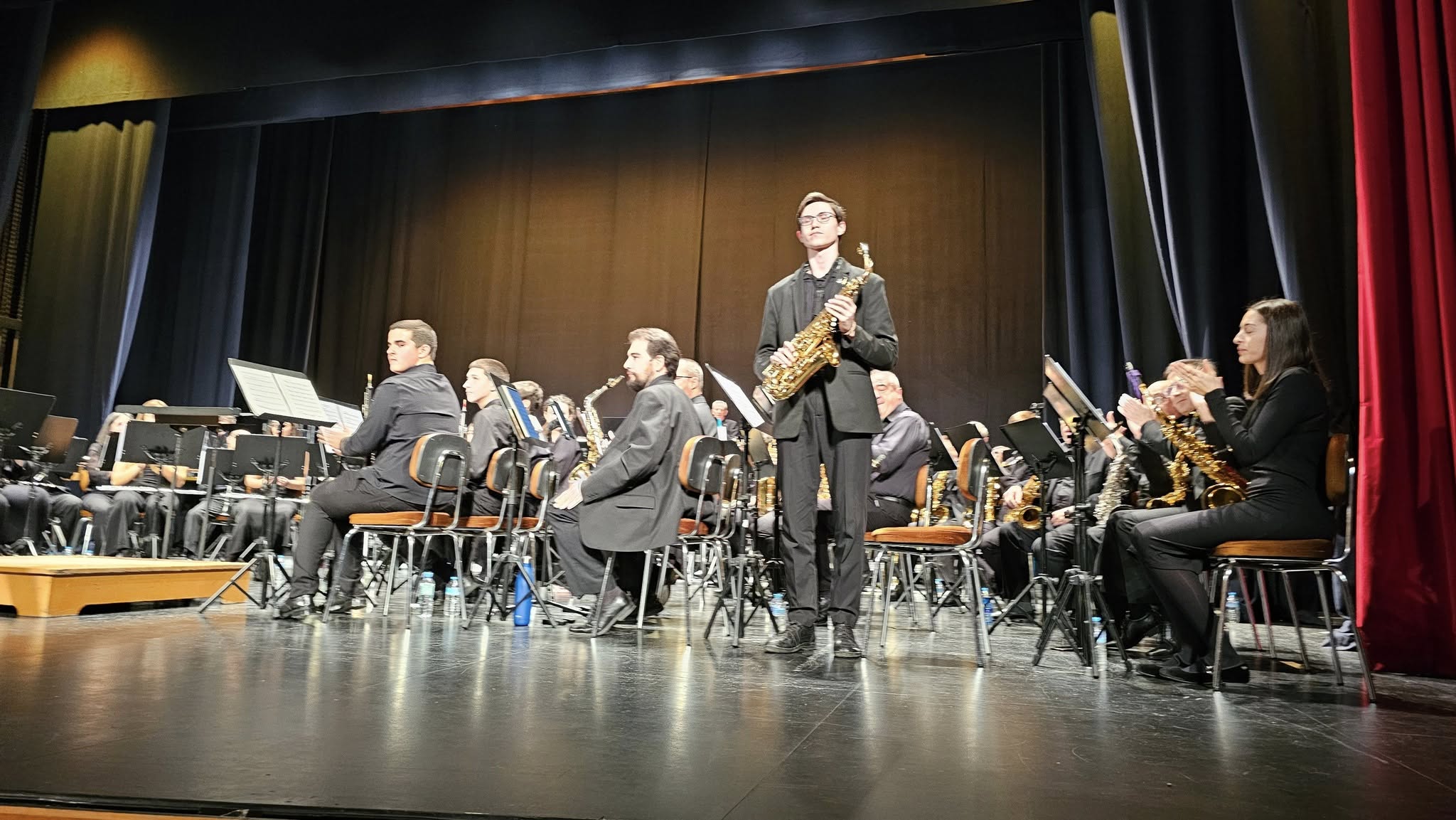 Estreno de ‘Cenizas de Soledad’ por la Banda de Manzanares AMC Julián Sánchez-Maroto en el Gran Teatro