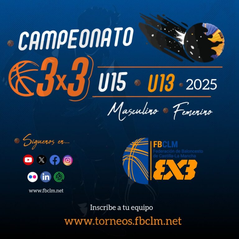 Inicio del Campeonato Regional 3×3 para Categorías U13 y U15 en FBCLM