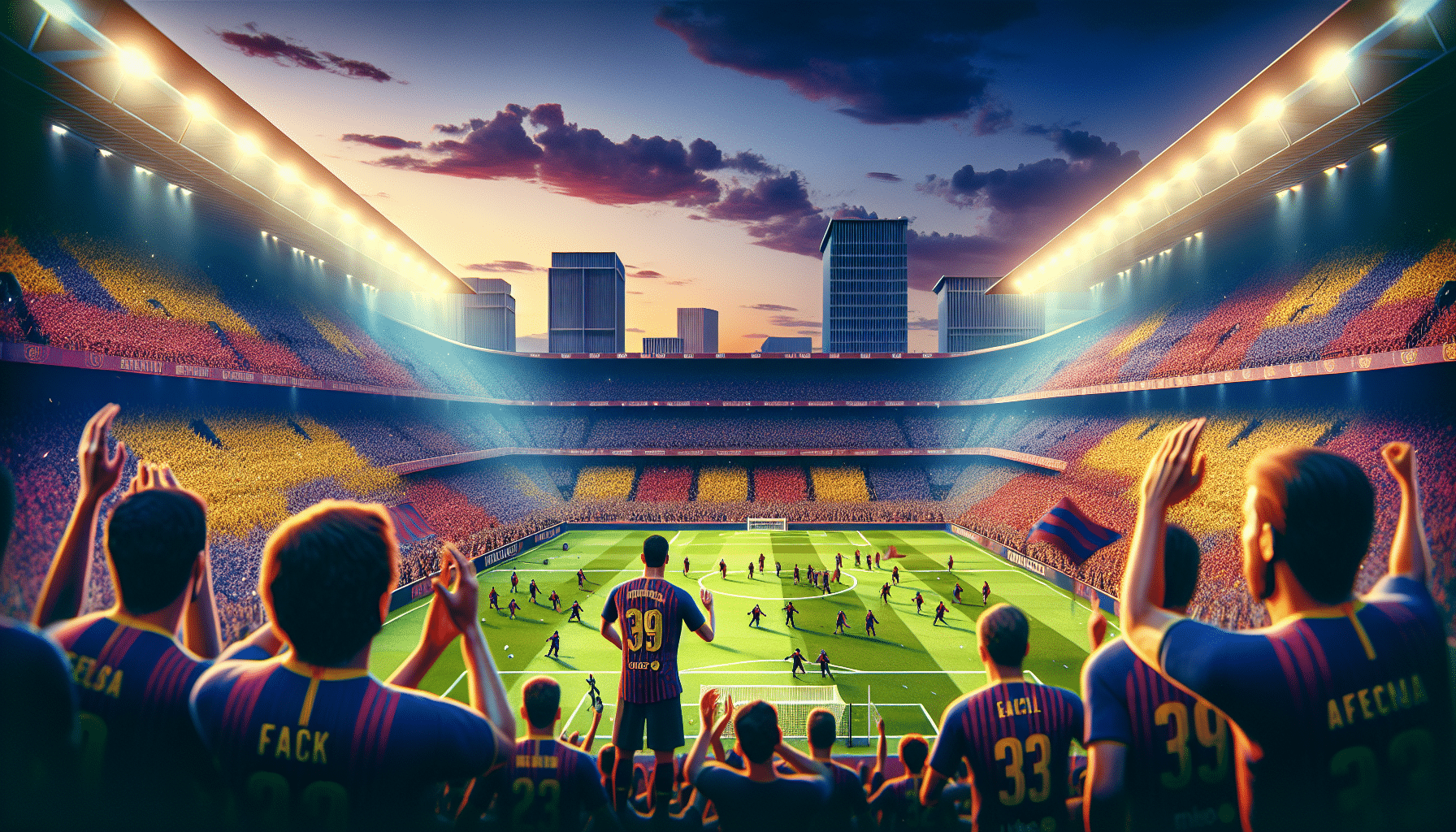 Manzanares se llena para dar la bienvenida al Barça