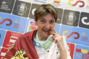 Maripepa Rodríguez, Arquera del CD Arqueros de Manzanares, Conquista el Bronce en la Categoría AS1