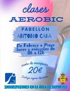 Nuevas Clases de Aeróbic en el Pabellón Antonio Caba: El Área de Deportes de Ayto. Manzanares Anuncia Inscripciones Abiertas por 20 Euros