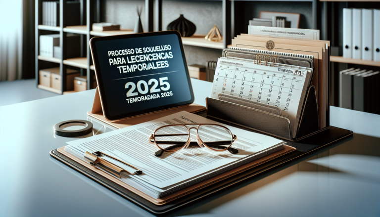 Proceso de Solicitud para Licencias Temporales – Temporada 2025