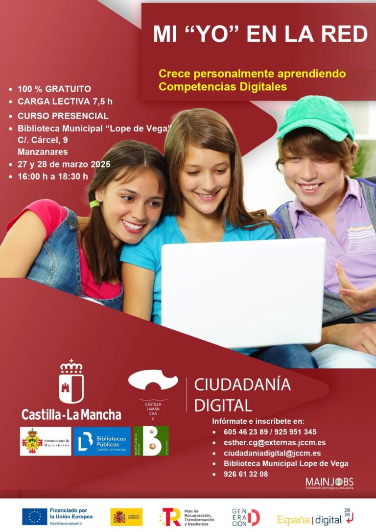 Manzanares: La BPM ‘Lope de Vega’ impartirá un programa formativo para niños de 7 a 12 años los días 27 y 28 de Marzo