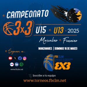 Primera Prueba 3×3 FBCLM U13 & U15 en Manzanares: Calendario, Horarios y Normativa de Competición para Este Domingo