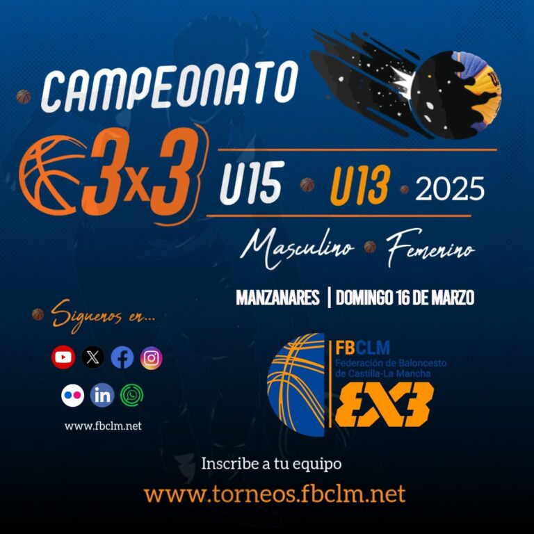 Primera Prueba 3×3 FBCLM U13 & U15 en Manzanares: Calendario, Horarios y Normativa de Competición para Este Domingo