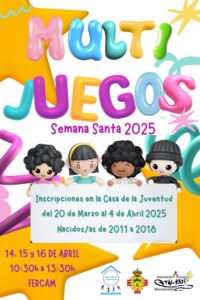 Semana Santa Divertida en Manzanares para Niños Nacidos entre 2011 y 2018, Cortesía del Área de Juventud Manzanares