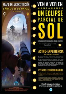 Vivero Creativo Espacio Cultural organiza Observación de Eclipse Parcial en Manzanares