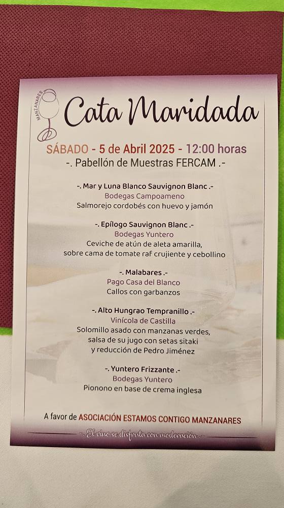 Más de 200 Personas Participan en Evento Solidario de Cata Maridada para Beneficiar a la Asociación ‘Estamos…’