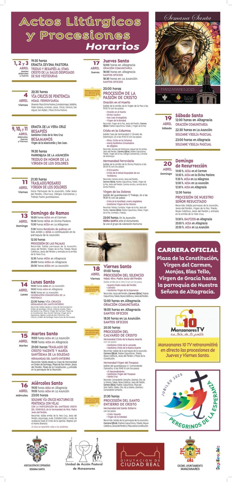 Reordenación del Tráfico y Estacionamiento por Semana Santa Según Nuevo Bando