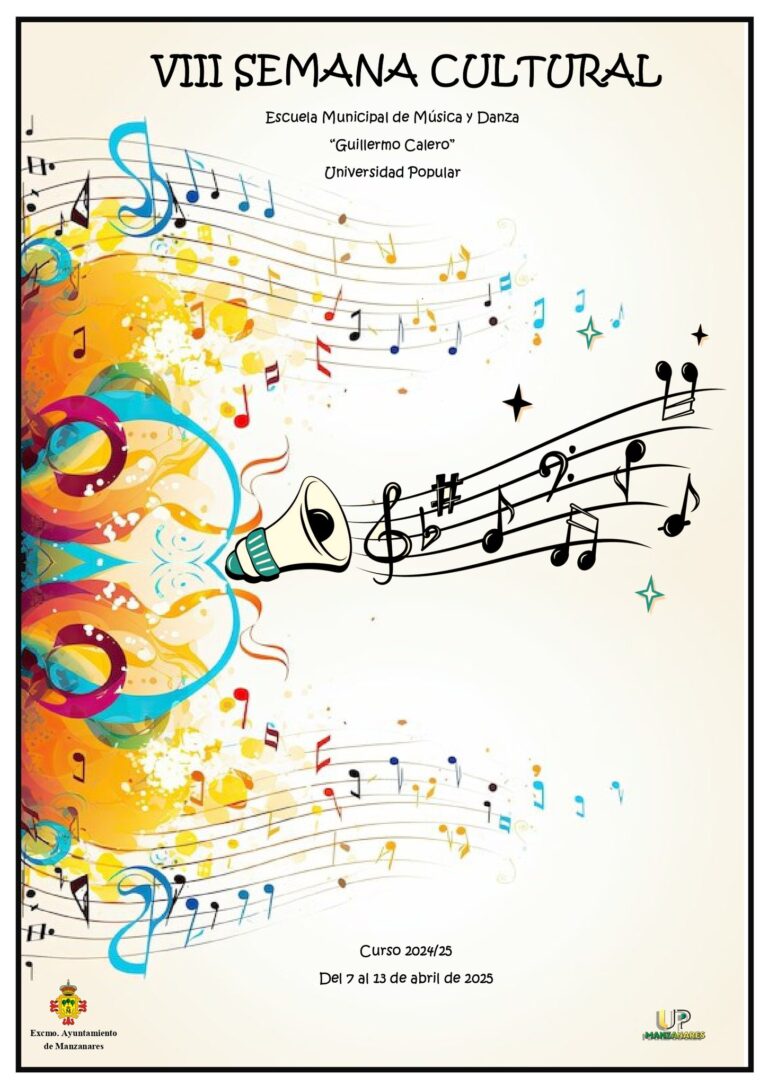 VIII Semana Cultural de la Escuela de Música y Danza ‘Guillermo Calero’: Diversidad y Talento en la Universidad Popular de Manzanares