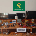 La Guardia Civil detiene a cuatro personas por la comisión de delitos contra el patrimonio