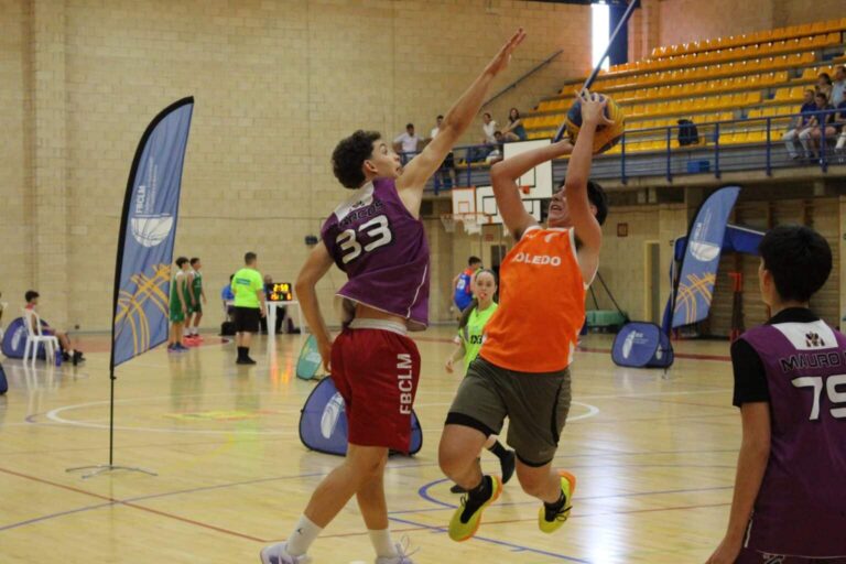 Campeones de la Liga 3×3 FBCLM 2025: Rado Pakolo Almansa (U15M), San Fernando (U15F), Los Moñigones (U13M) y Triple Amenaza (U13F)
