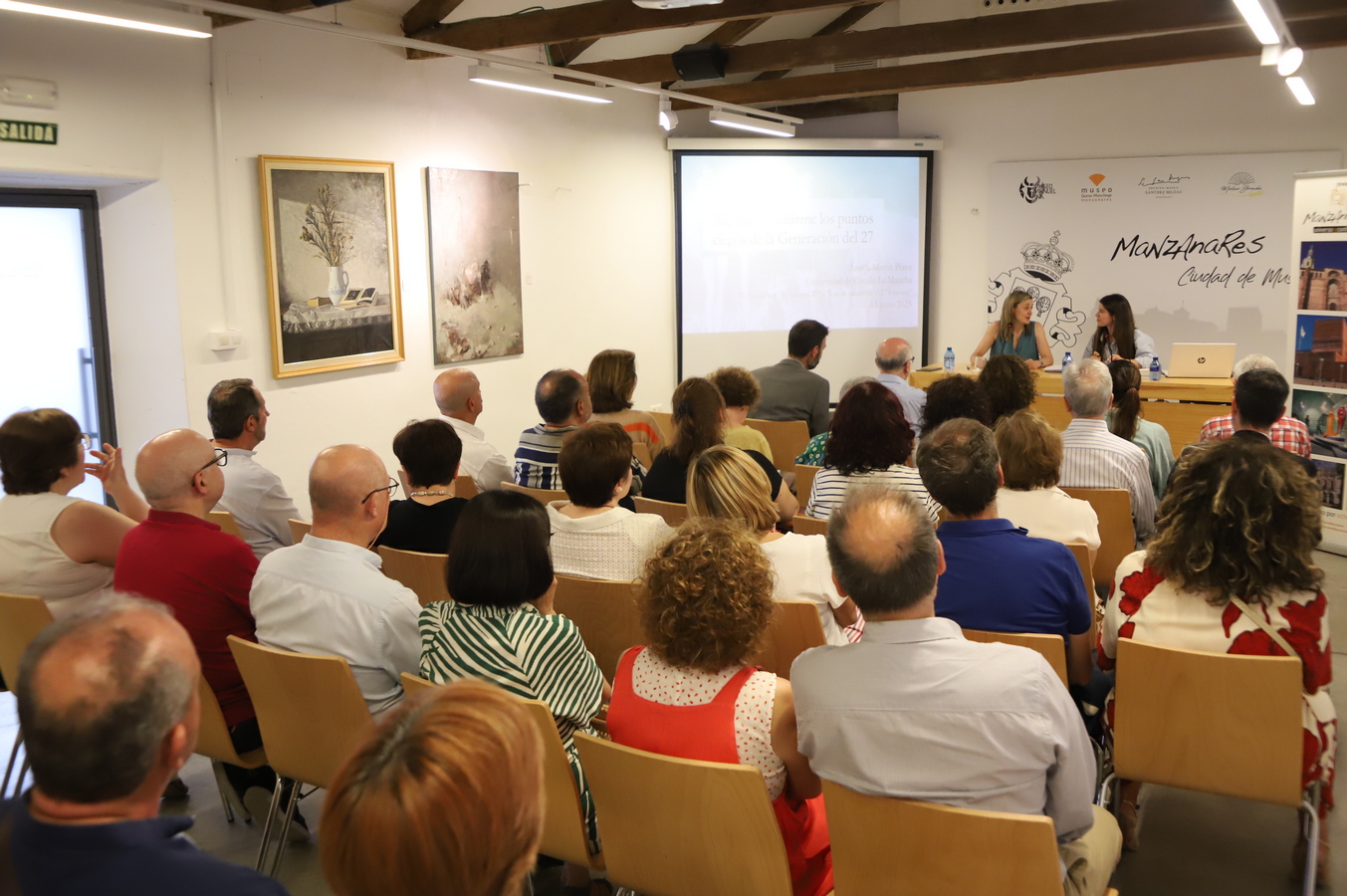 Sergio Santiago y Ángela Martín culminan exitosamente la Tercera Edición de ‘Encuentros en torno al 27’ en Museos de Manzanares