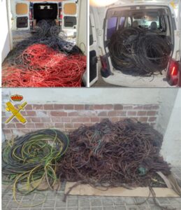 Detenidas seis personas por la Guardia Civil por la comisión de delitos de robo con fuerza