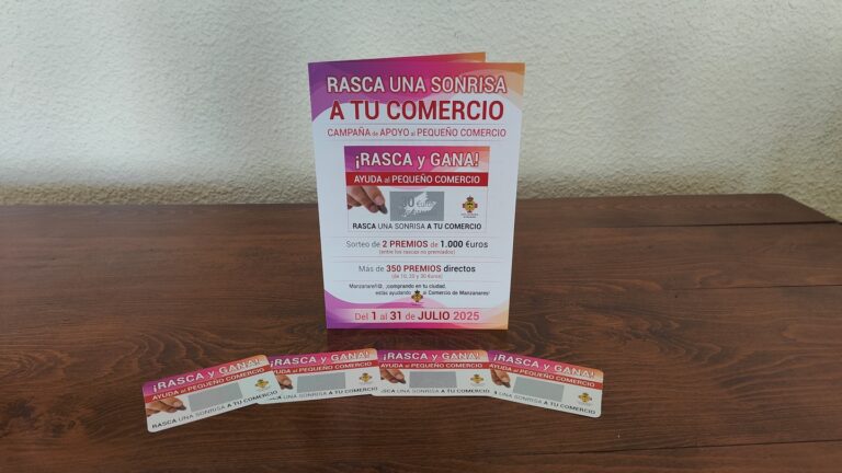 80 Tiendas Se Unen en la Campaña ‘Rasca una Sonrisa a tu Comercio’: El Ayuntamiento de Manzanares Distribuirá 8.000 Euros en Premios